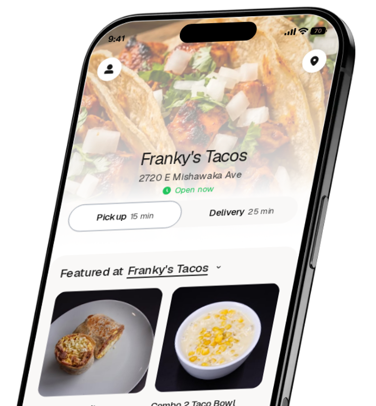 Franky's Tacos app preview