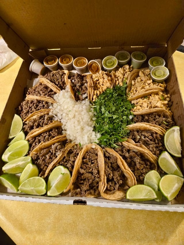 17 Taco Box heart shaped.