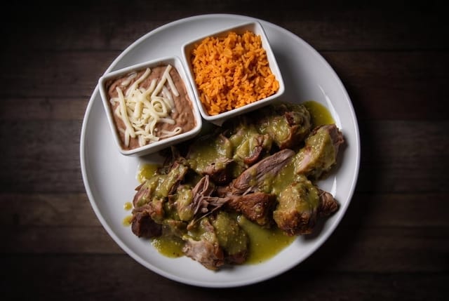 Carnitas en Salsa Verde.