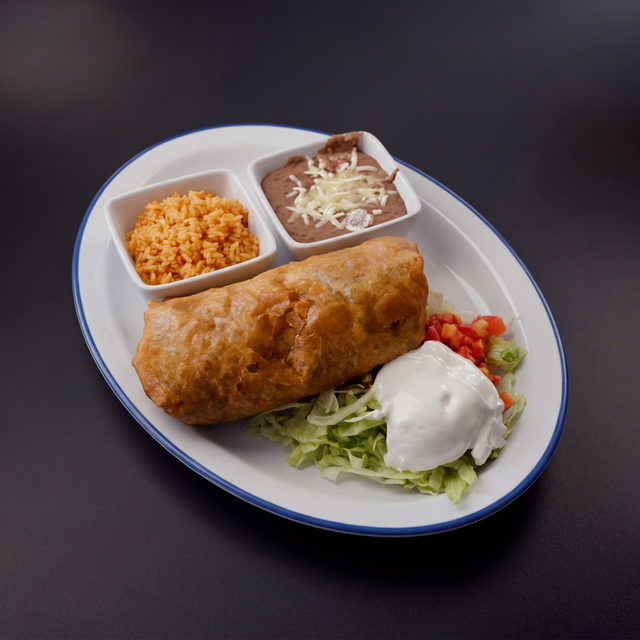 Chimichanga Dinner Special.