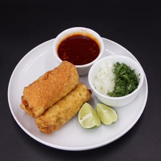 Birria Egg Rolls
